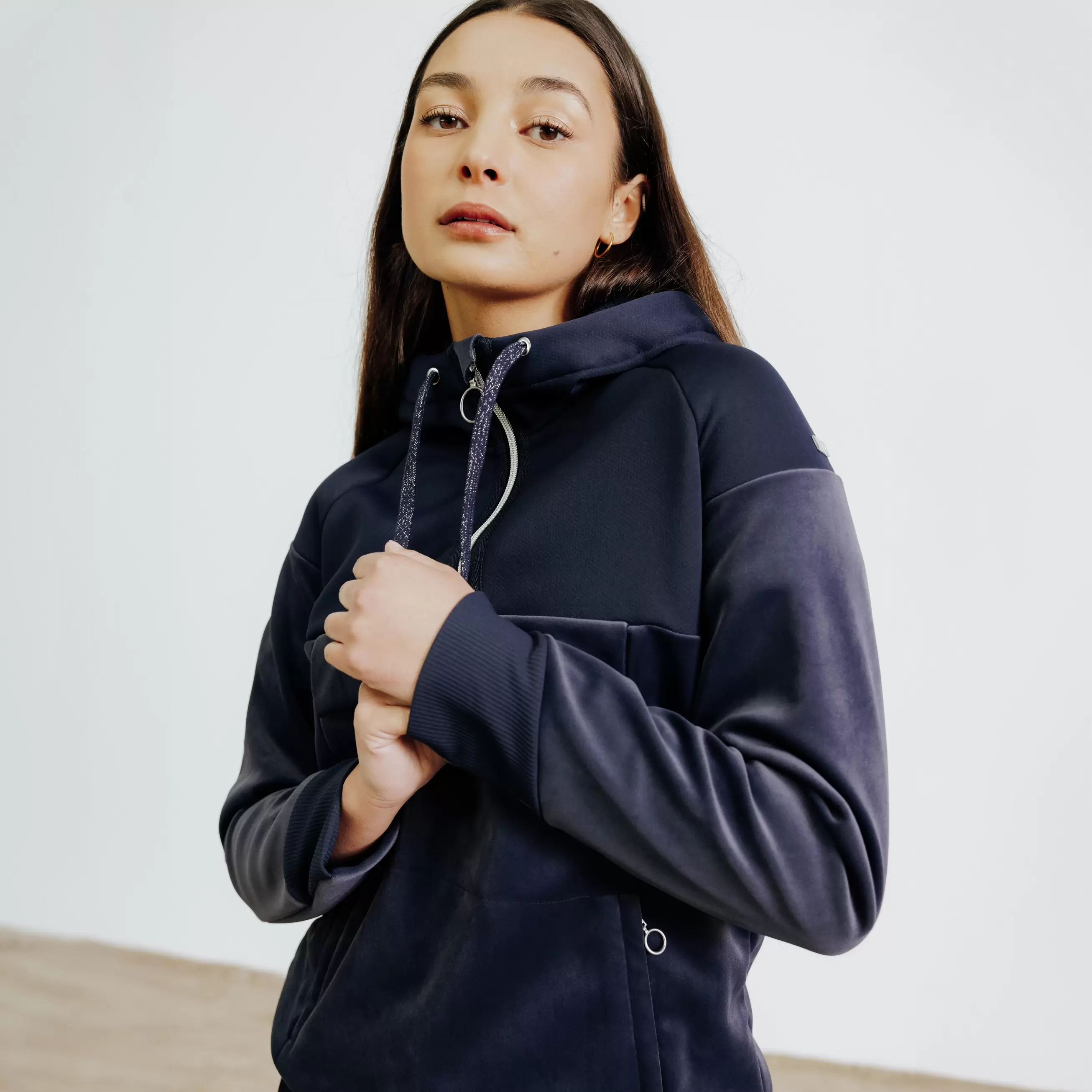 Sweatshirt 900 warm Damen blau für 64,99€ in Decathlon