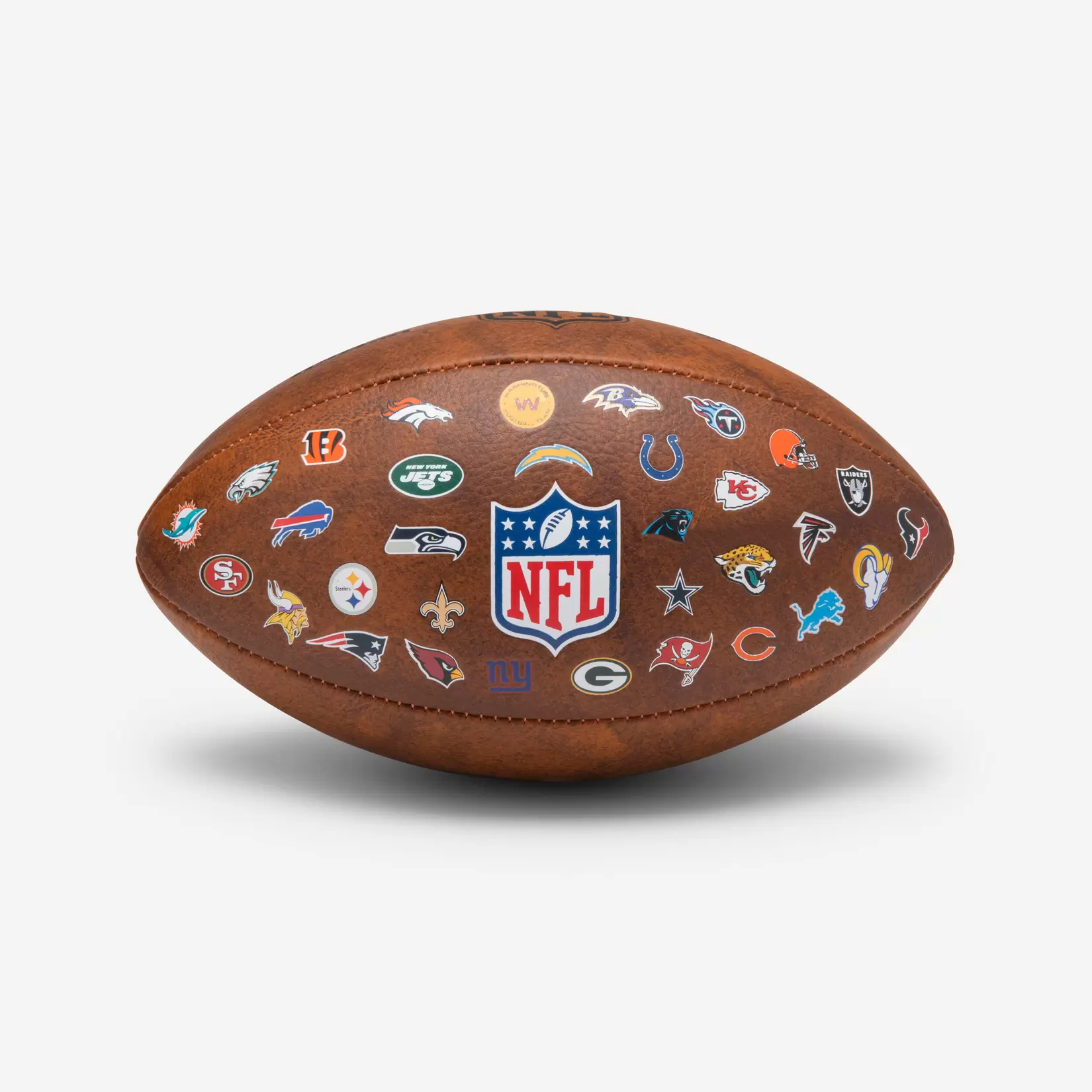 Damen/Herren American Football Ball - NFL 32 Teams offizielle Grösse braun für 34,99€ in Decathlon