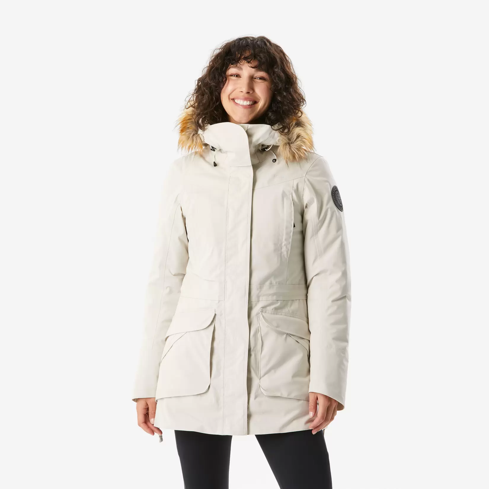 Winterjacke Parka Damen bis -20 °C wasserdicht Winterwandern - SH900 für 139,99€ in Decathlon