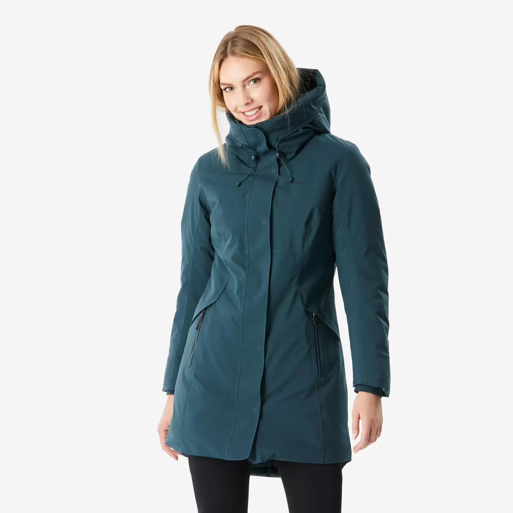 Winterjacke Parka Damen warm bis -10 °C wasserdicht Winterwandern - SH500 für 99,99€ in Decathlon