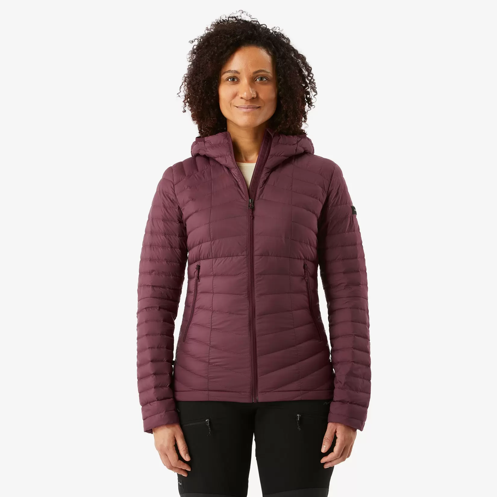 Daunenjacke Damen Kapuze bis -5 °C Trekking - MT100 für 69,99€ in Decathlon