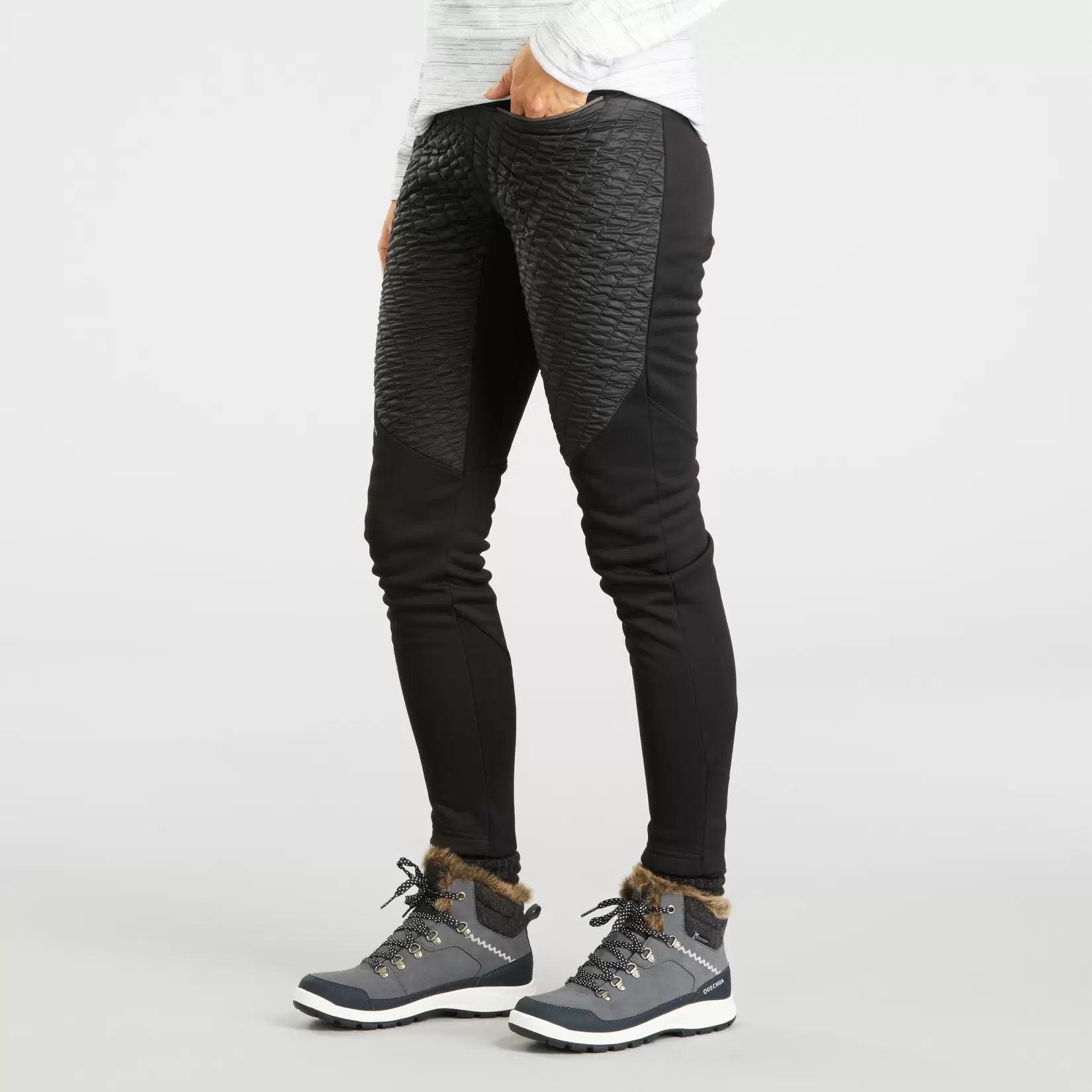 Leggings Damen warm wasserabweisend Winterwandern - SH500 Mountain für 49,99€ in Decathlon