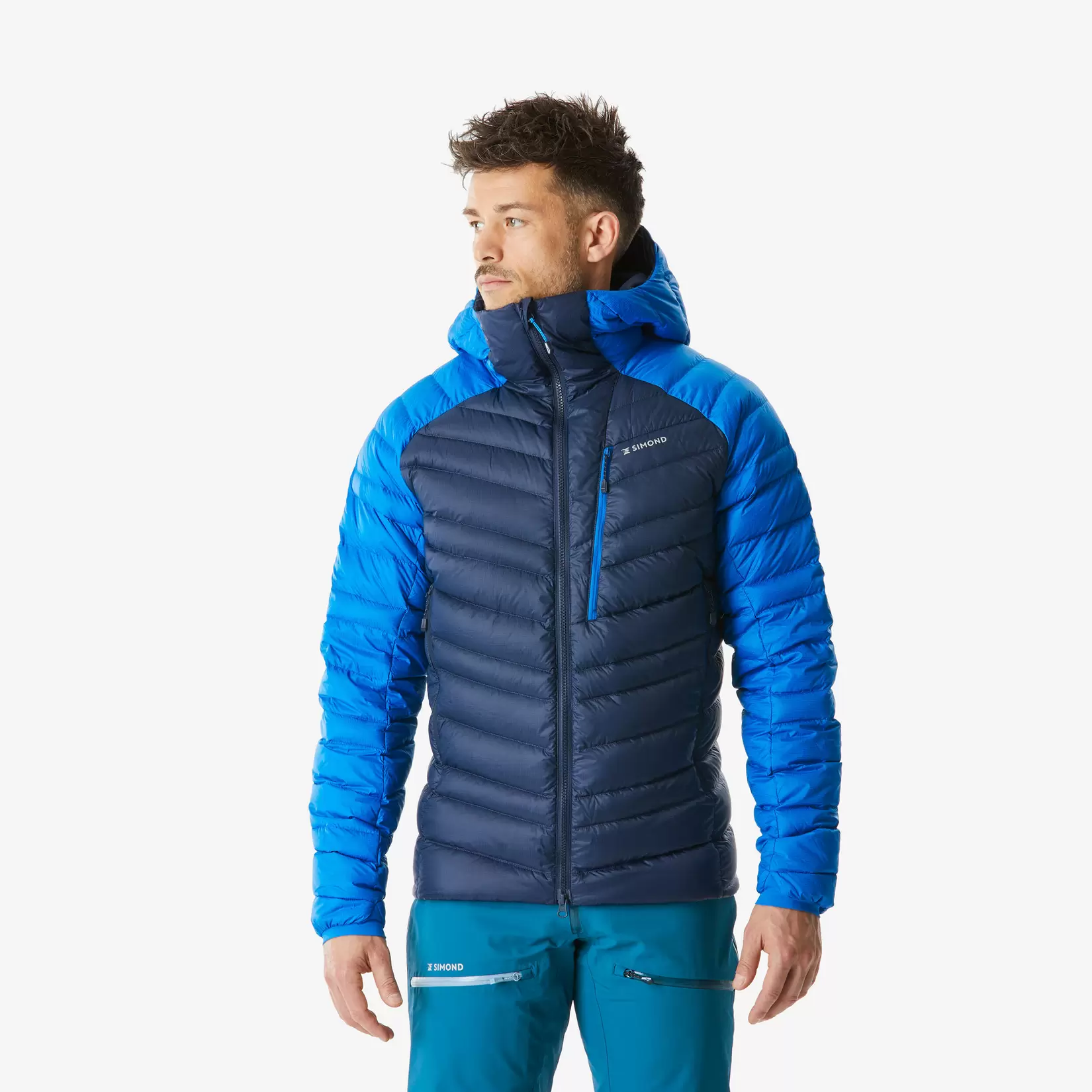 Daunenjacke Herren Bergsteigen - Alpinism marineblau/blau für 109,99€ in Decathlon