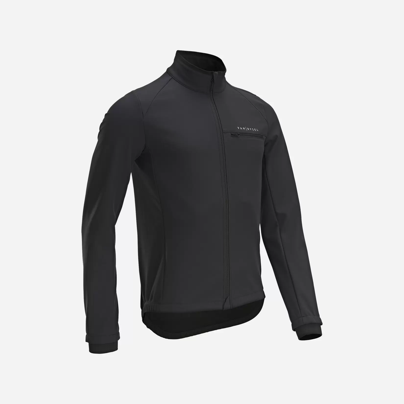 Winterjacke Rennrad langarm RC100 Herren schwarz für 44,99€ in Decathlon