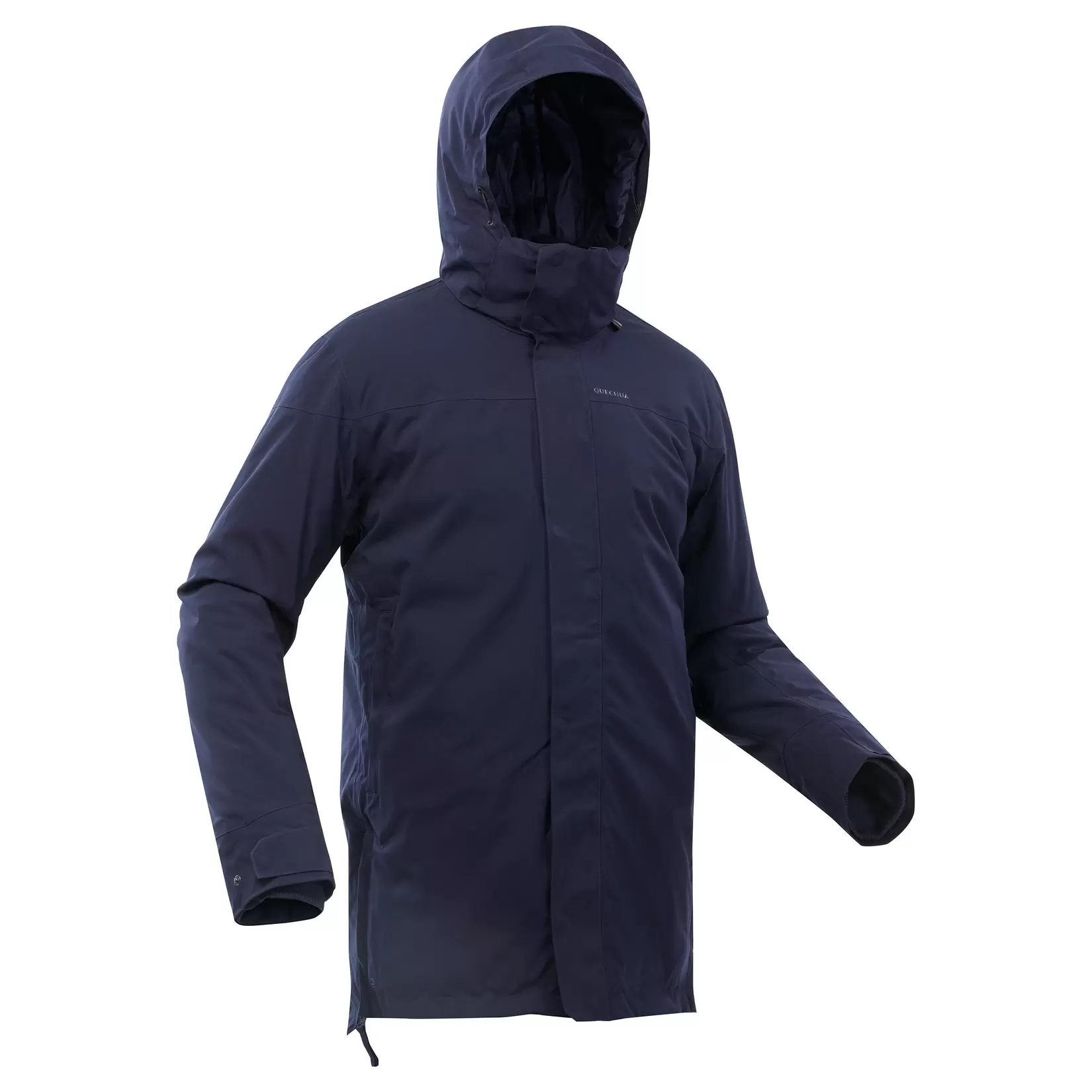 Parka Winterjacke Herren warm bis -10 °C wasserdicht Winterwandern - SH500 blau für 99,99€ in Decathlon