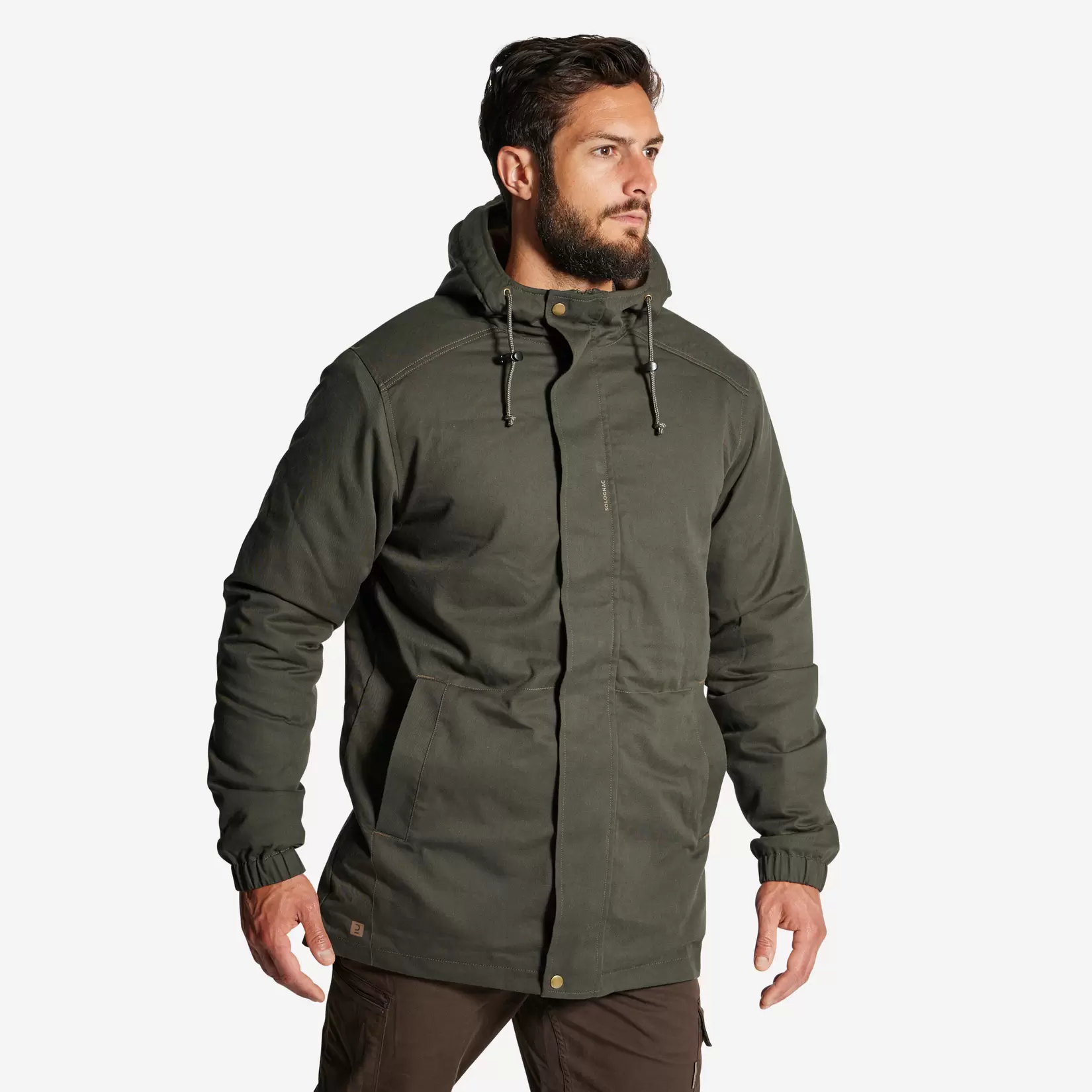 Jagdjacke 100 warm grün für 44,99€ in Decathlon