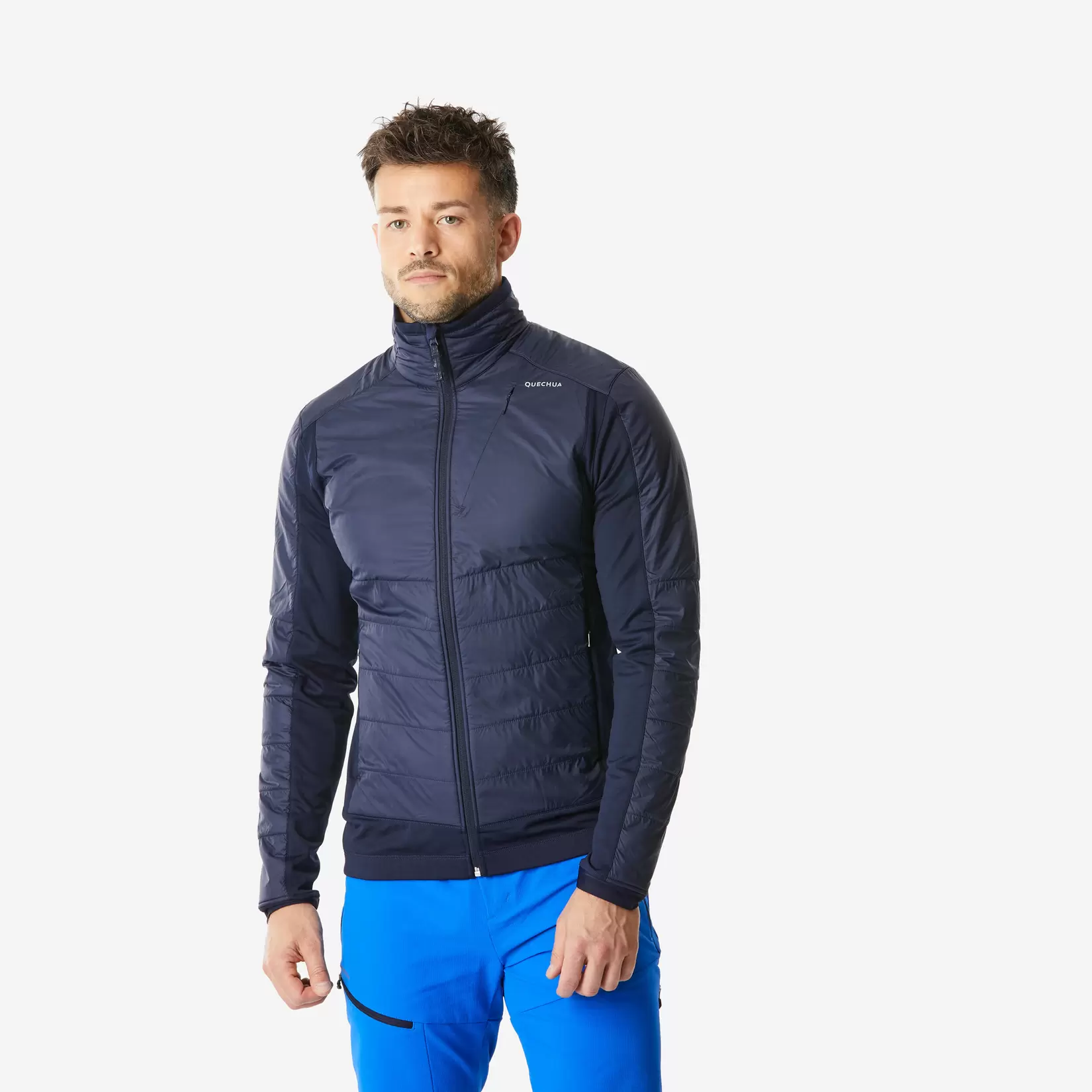 Fleecejacke Herren Hybridjacke warm Winterwandern - SH900 Mountain für 54,99€ in Decathlon