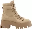 Schnürboots in Beige für 54,99€ in Deichmann