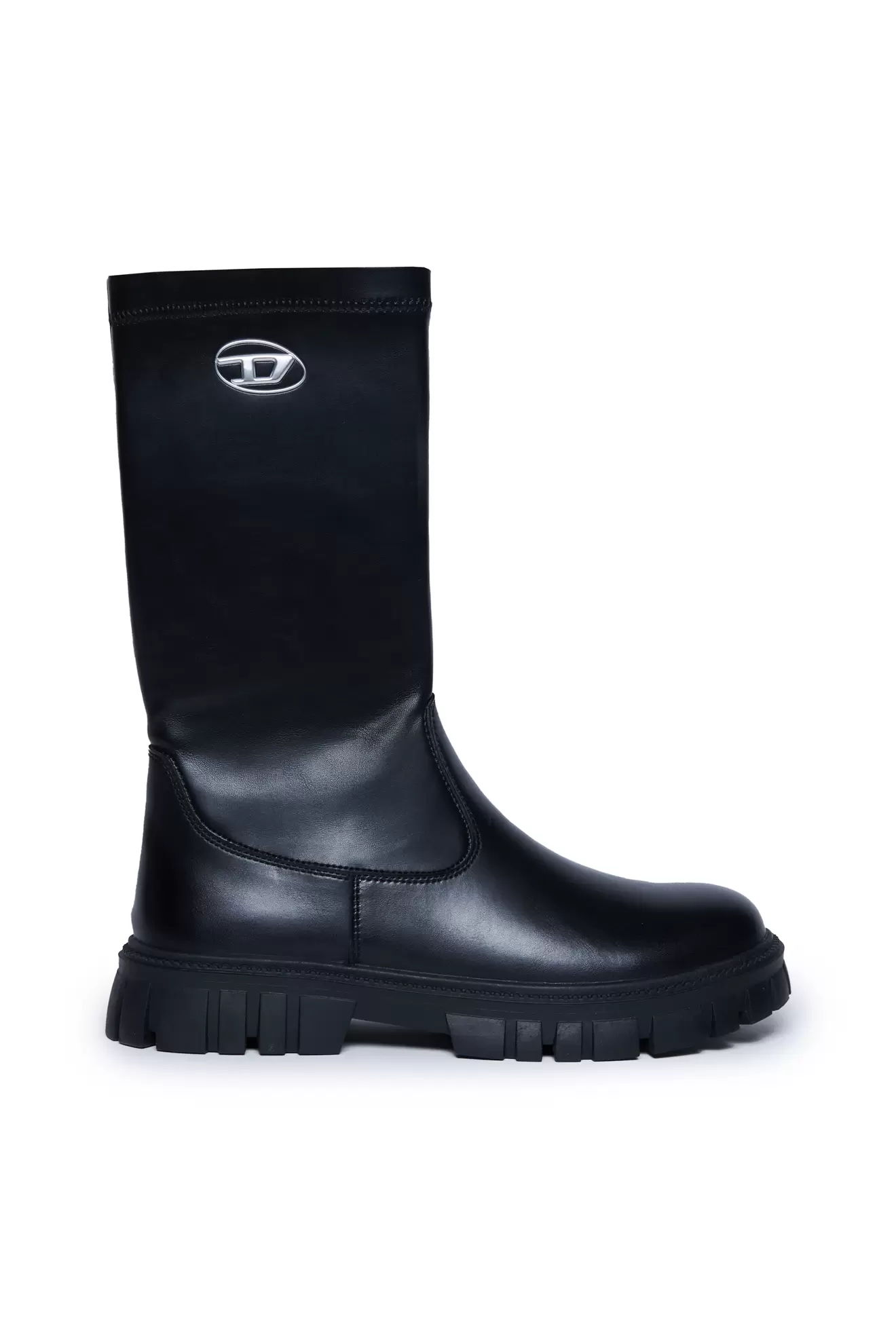 Kniehohe Boots aus Leder für 230€ in Diesel