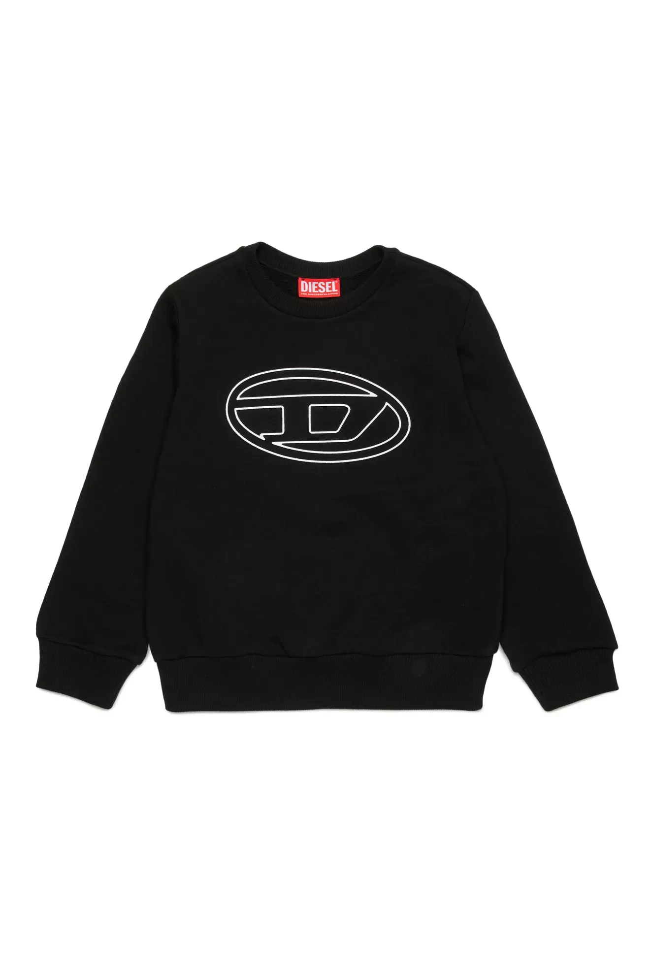 Sweatshirt mit Oval D-Logo-Prägung für 110€ in Diesel