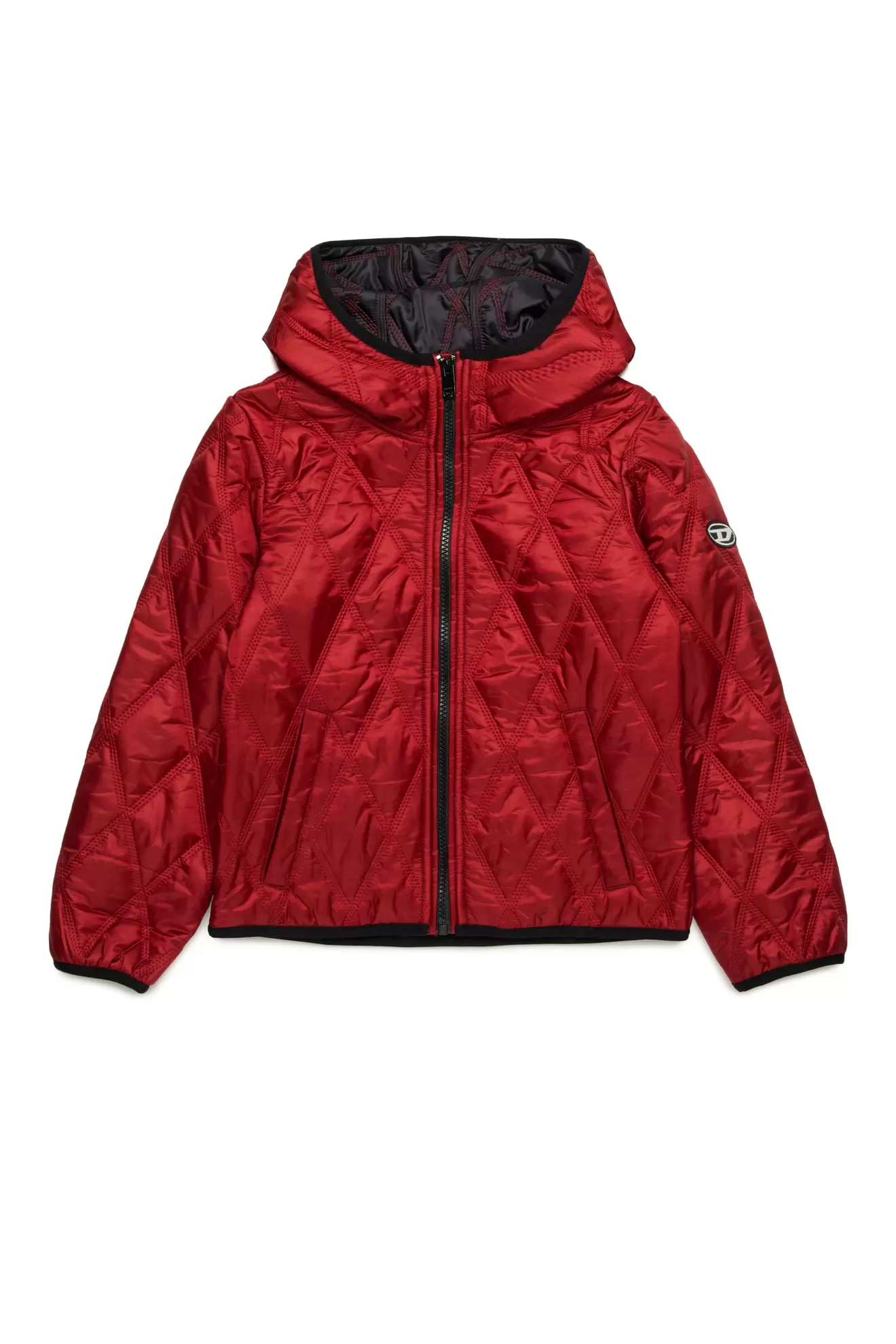 Steppjacke mit Kapuze aus Nylon für 150€ in Diesel