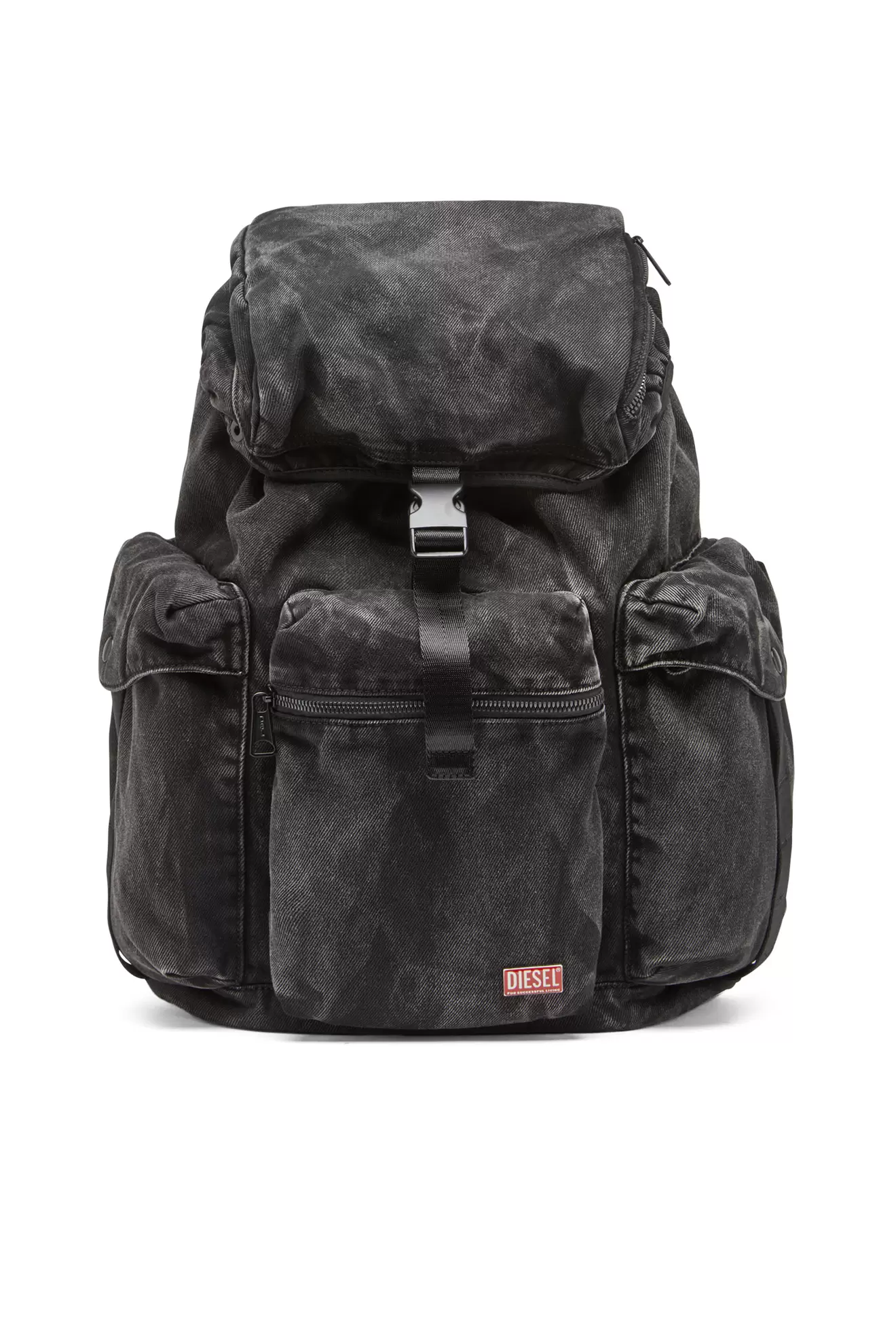 Utlt Backpack-Utility-Rucksack aus Denim in Wolken-Optik für 275€ in Diesel