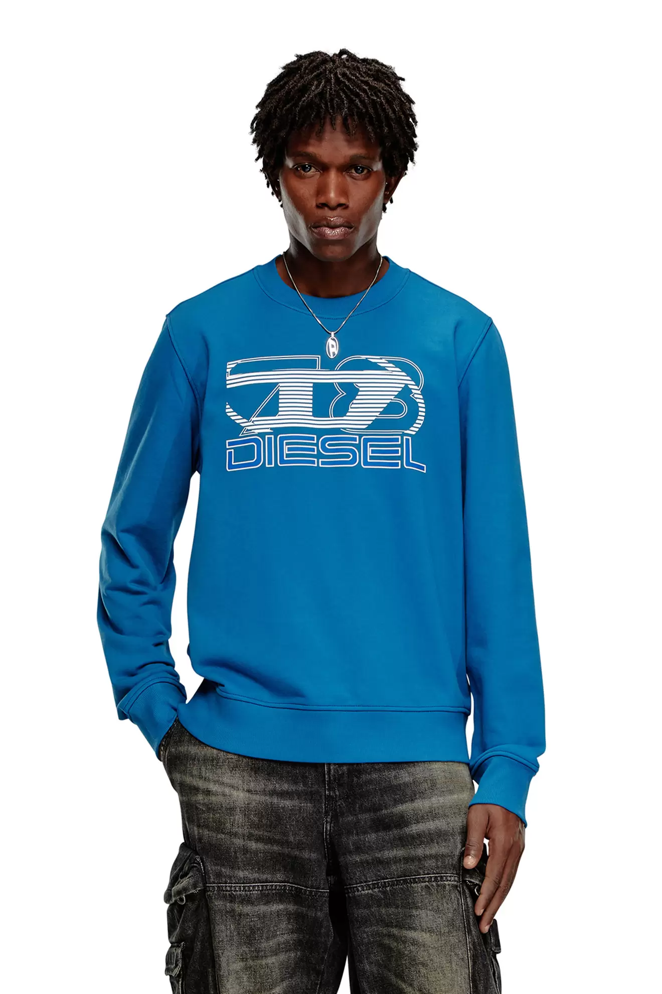 Sweatshirt mit Logo-Print für 55€ in Diesel