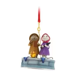 Bernard & Bianca - Die Mäusepolizei - Bernard und Miss Bianca - Living Magic Sketchbook Ornament Kollektion - Dekorationsstück mit Leuchteffekt für 24€ in Disney Store