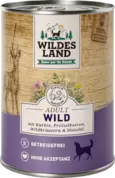 Nassfutter Hund Hundefutter Wild mit Wildkräutern & Distelöl für 2,2€ in dm