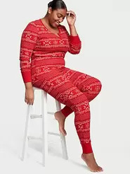 Thermal Long Pajama Set für 68,43€ in Victoria's Secret