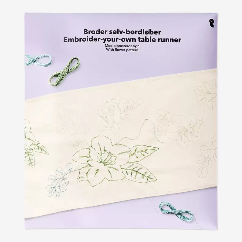 DIY Stickerei Tischläufer für 10€ in Flying Tiger