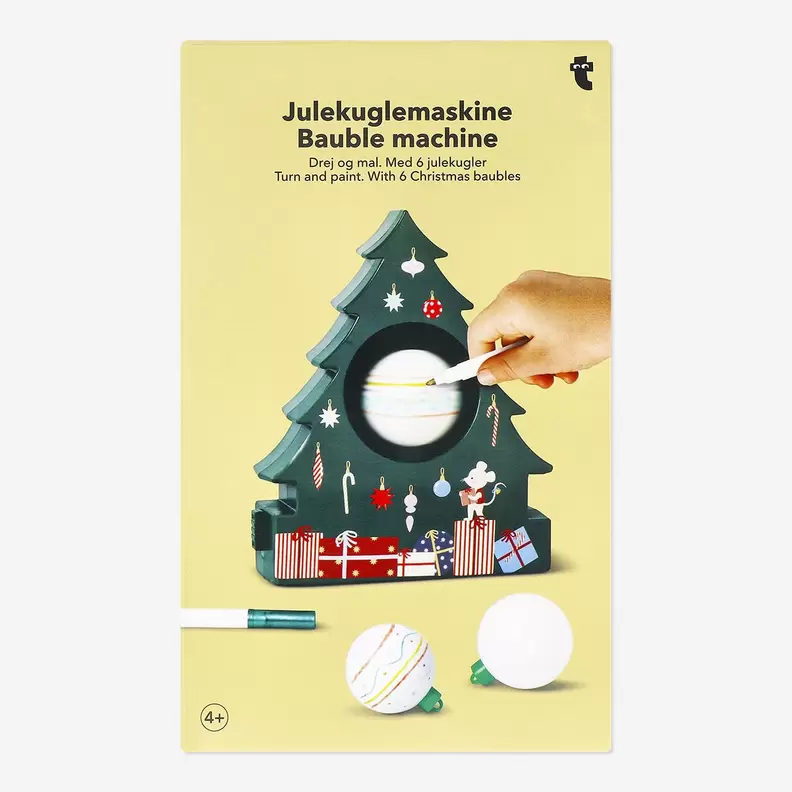 Weihnachtskugel Maschine mit 6 Kugeln für 12€ in Flying Tiger