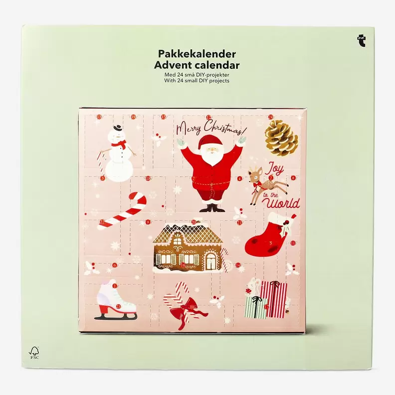 Advent Kalender mit 24 kleinen DIY Projekte für 12€ in Flying Tiger