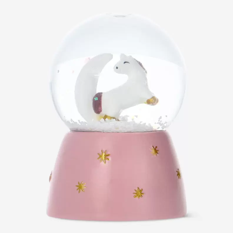 Glitzerschneekugel mit Einhorn für 2,5€ in Flying Tiger