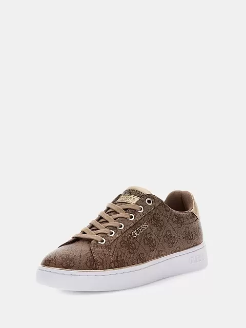 Sneaker beckie allover-logo für 125€ in Guess