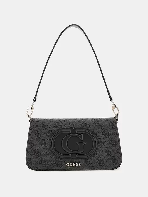 Mini-Schultertasche Eco Mietta 4G-Logo für 135€ in Guess