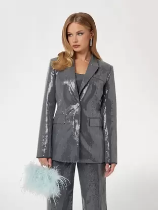 Pailletten-Blazer für 220€ in Guess