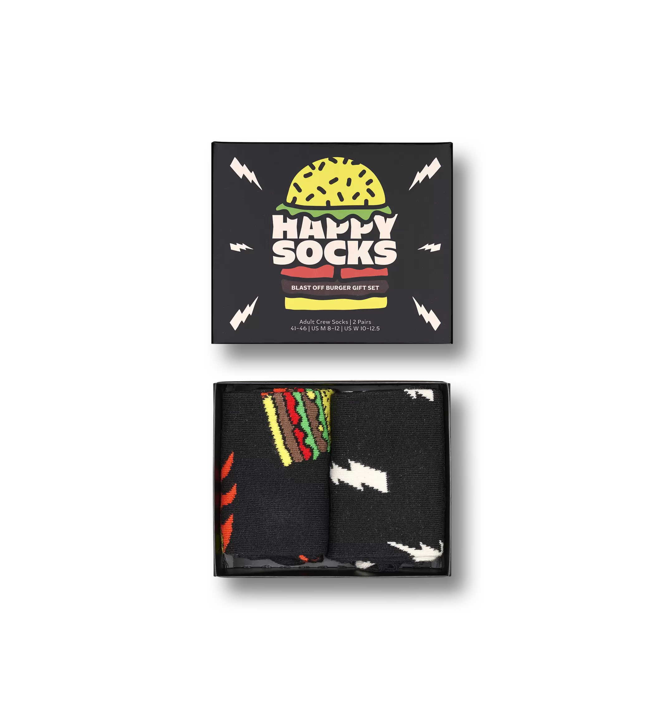 2-Pack Blast Off Burger Socks Gift Set für 12,5€ in Happy Socks