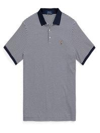 Ringel Poloshirt aus softem Jersey, Custom Slim Fit für 99,99€ in Hirmer