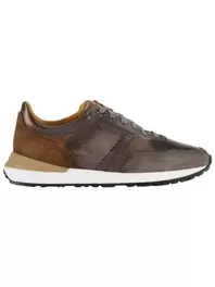 Runner-Sneaker aus Leder-Veloursleder-Mix für 279,99€ in Hirmer