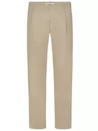 Glatte Stretch-Chino Ben mit Bundfalte für 139,99€ in Hirmer