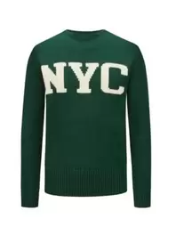 Pullover mit New York-Monogramm in Heavy-Strick für 229,99€ in Hirmer