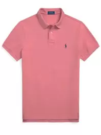 Piqué-Poloshirt aus Baumwolle, Custom Slim Fit für 84,99€ in Hirmer