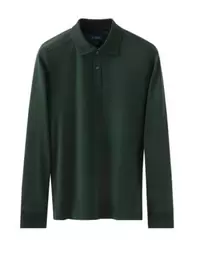 Langarm-Poloshirt in Jersey-Qualität für 119,99€ in Hirmer