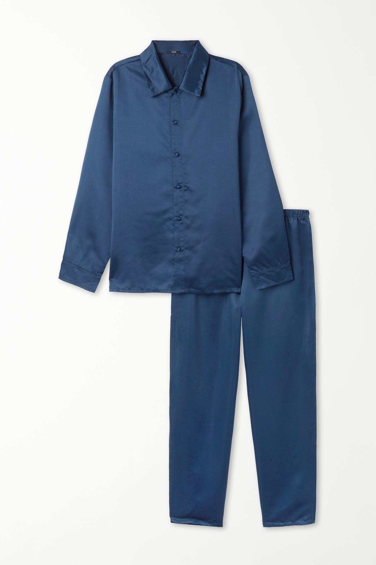 Langer Pyjama aus Satin für 32,99€ in Tezenis