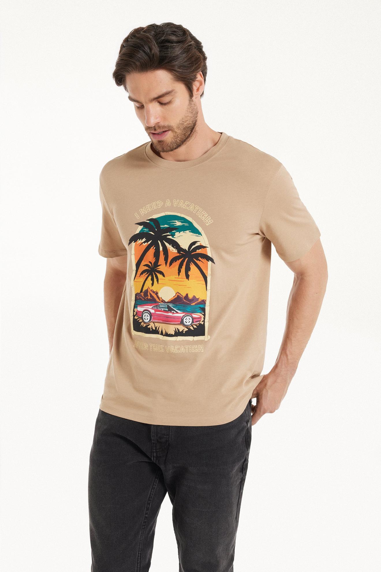 T-Shirt aus bedruckter Baumwolle für 9,99€ in Tezenis