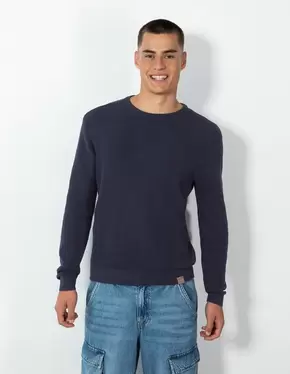 Strickpullover - Waffelstruktur für 25,99€ in Takko