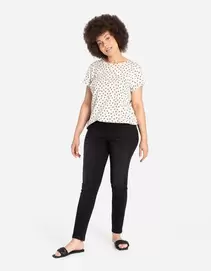 Jeggings - Gürtelschlaufen - schwarz für 19,99€ in Takko