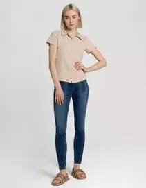 Jeggings - Skinny Fit - blau für 17,99€ in Takko