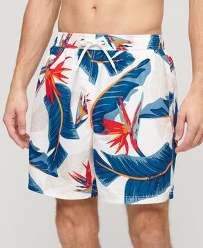 Recycled Hawaiian Print 17-inch Swim Shorts für 44,99€ in Superdry