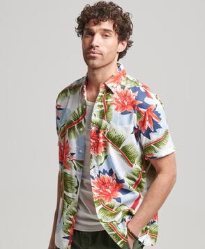 Short Sleeve Hawaiian Shirt für 30,14€ in Superdry
