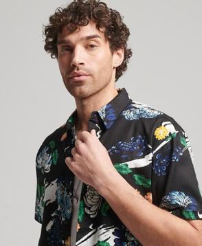 Short Sleeve Hawaiian Shirt für 30,14€ in Superdry