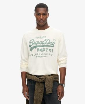 Classic Graphic Long-Sleeved Top für 29,99€ in Superdry