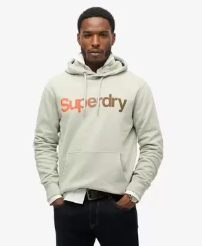 Core Logo Fade Loose Hoodie für 59,99€ in Superdry