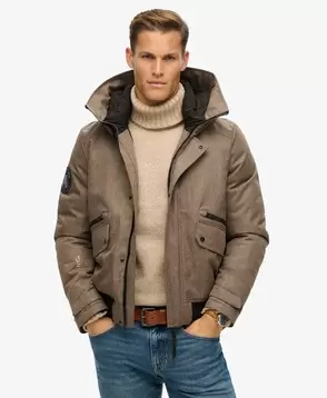 City Tweed Padded Bomber Jacket für 139,99€ in Superdry