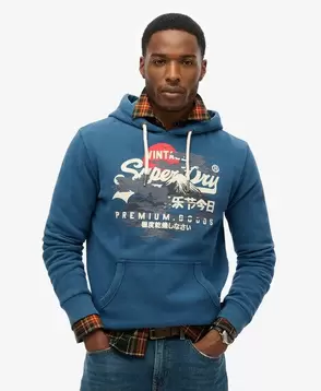 Tokyo Vintage Logo Graphic Hoodie für 59,99€ in Superdry