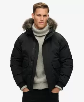 Everest Faux Fur Bomber Jacket für 129,99€ in Superdry