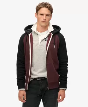 Essential Baseball Zip Hoodie für 54,99€ in Superdry