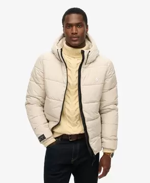 Hooded Sports Puffer Jacket für 53,19€ in Superdry