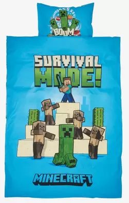 Bettwäsche MINECRAFT 2021 140x200 für 12,5€ in JYSK